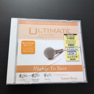Word Christian Performance Track: Mighty To Save (2008 CD)